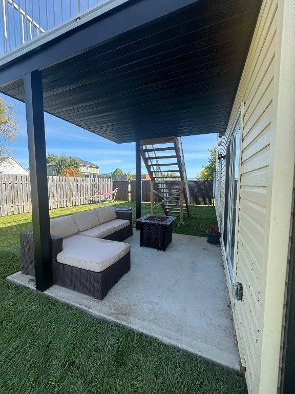 Grand 4 1/2 secteur l'Epiphanie avec cour priver de 3200 pied carré | 3130947