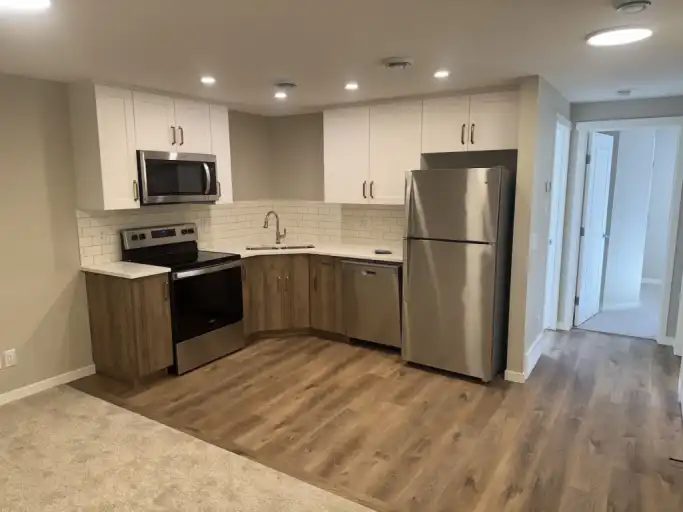 Brand New, available immediately, Beautiful 2-bedroom, 1-bathroom basement suite | Mercado Cres SE, Calgary | 3163188