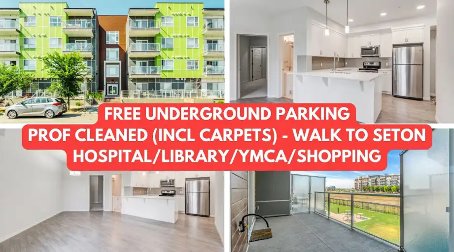 2 Bed 2 Bath Condo in Seton + amazing location + free underground parking | 224 - 20 Seton Park Southeast, Calgary | 3140671