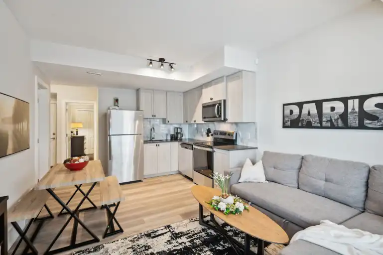 2 Bed Legal Basement suite - FULLY FURNISHED | Edith Row NW, Calgary | 3145614