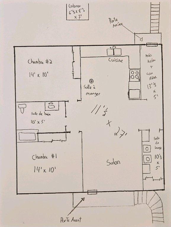Appartement for rent 4 1/2 calm area | 3147429