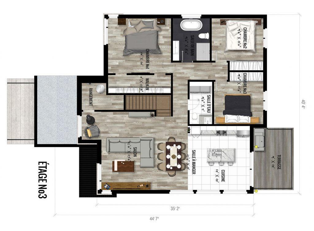 Appartement 5 1/2 HAUT DE GAMME avec garage chauffé et éclairé ainsi que, 2 stationnements extérieurs | 3147726