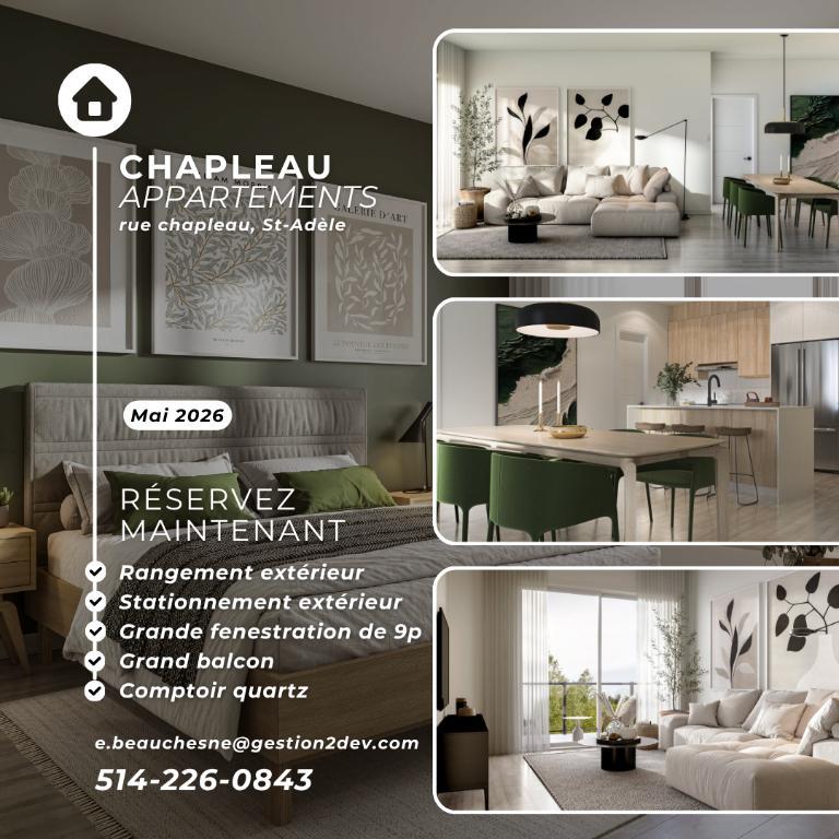 appartements 3 1/2 | 3153494