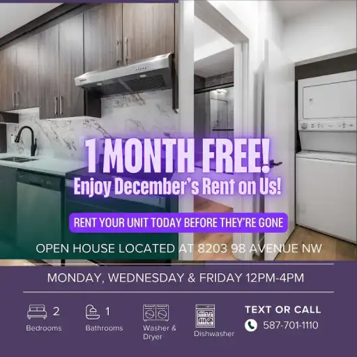 1 MONTH FREE! New 2 Bed, 1 Bath, Basement Suite Near Near King Edward Park | 8719 77 Avenue Northwest, Edmonton | 3166103