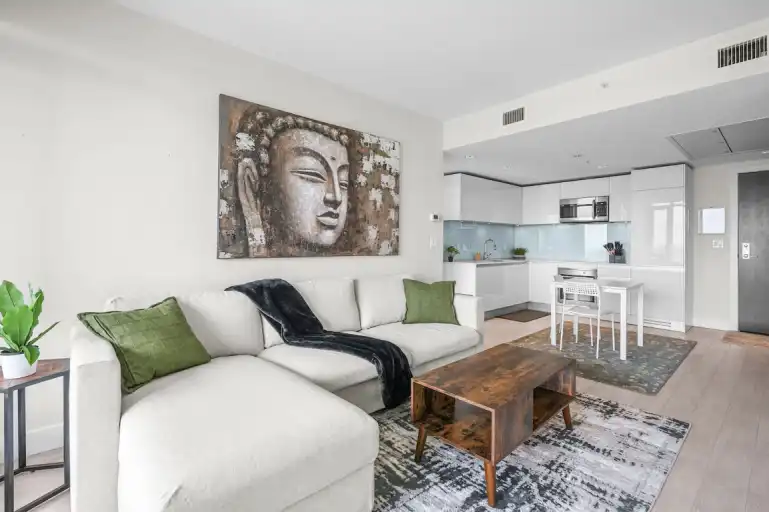 Downtown Calgary Modern 1BR w/ Pullout couch | 2001 - 1188 3 Street Southeast, Calgary | 3162623