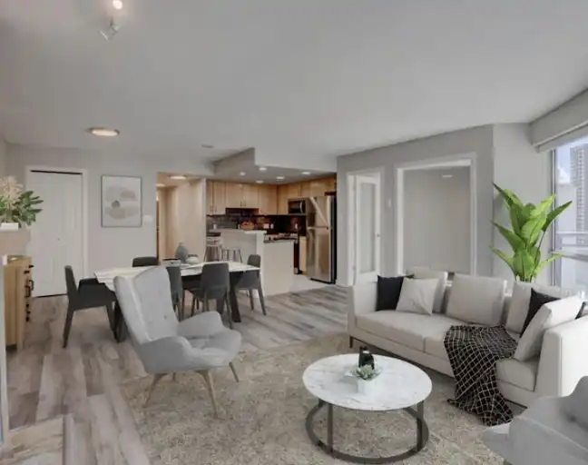 Beautiful inner city apartment at the prestigious Barclay Tower in the Riverwest | 1088 6 Avenue Southwest, Calgary | 3162654