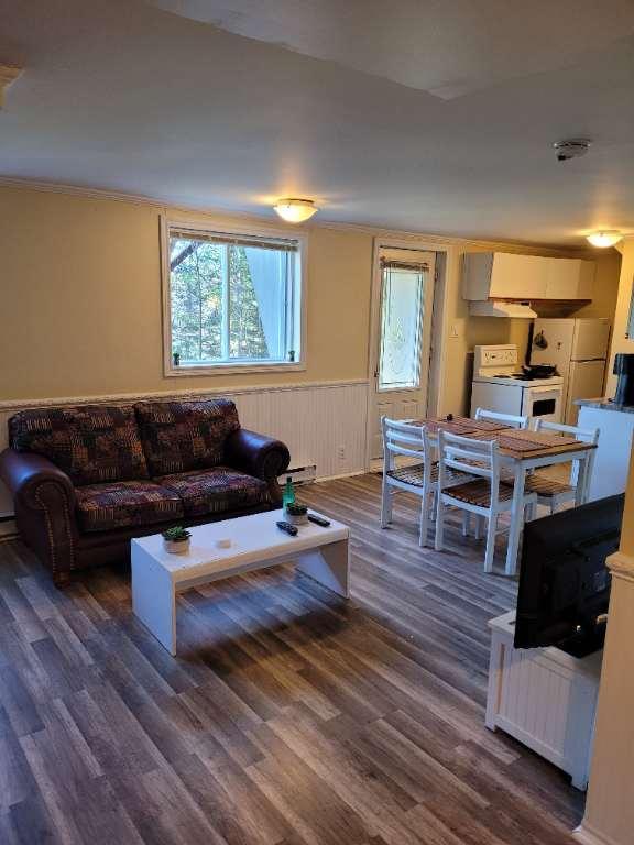 À SAINT-AGATHE-DES-MONTS ,PRÈS DE TOUT LES SERVICES, BORD DE L'EAU RÉSIDENTIEL, BACHELEUR 2½ À LOUER TOUT COMPRIS LIBRE 1 DÉCEMBRE 2025 | 3165853