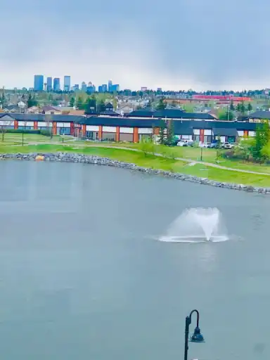 JR PENTHOUSE CONDO WITH LAKE VIEW | 120 Country Village Circle Northeast, Calgary | 3166399