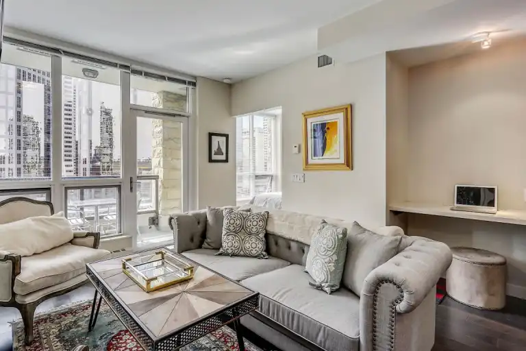 Waterfront Tower in Eau Claire, Executive 2-Bed FURNISHED | 222 Riverfront Ave SW, Calgary | 3174024