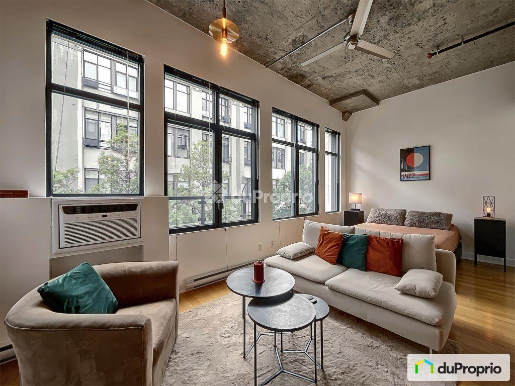 Condo Loft, Style Industriel, Proche du Marché Atwater | 3175647