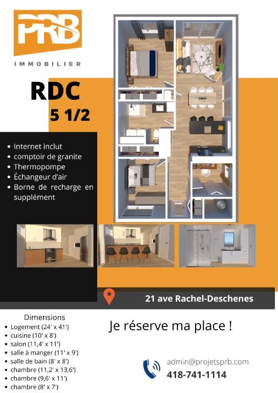 5 1/2 a Montmagny RDC | 3177140