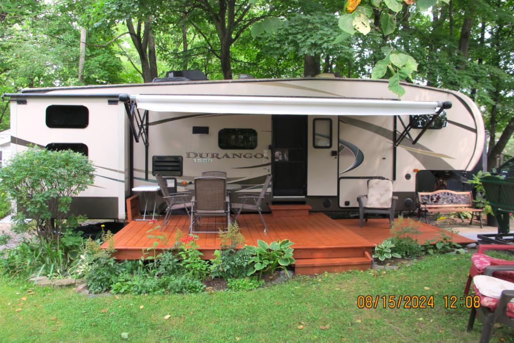 Roulotte et terrain à vendre au camping La Tasserie, Saint-Michel-de-Bellechasse | 3177272