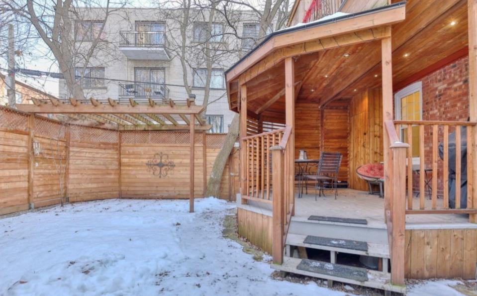 Magnifique 4 1/2 à louer Ahuntsic, cour arrière, Parc de la visitation | 3179219
