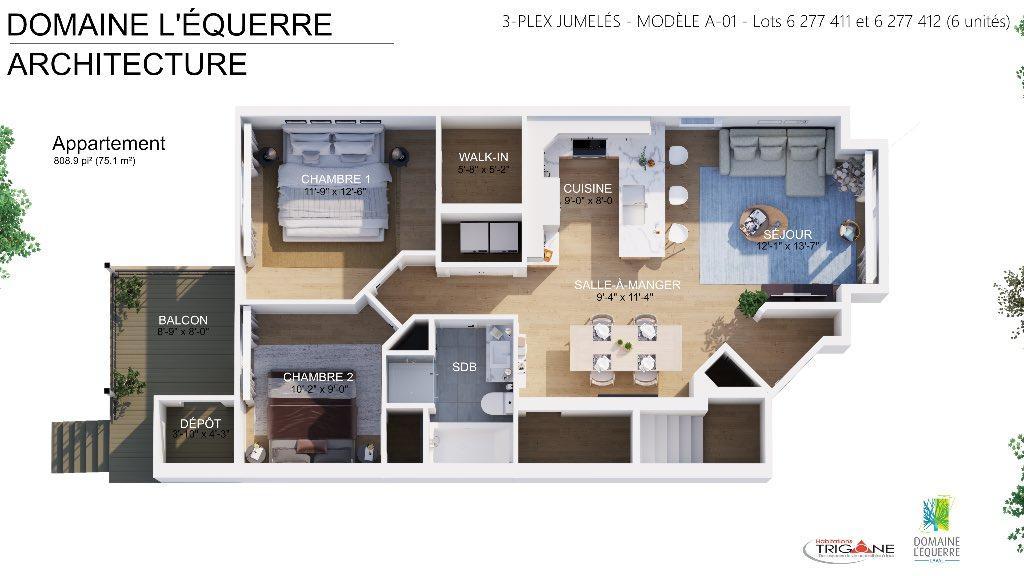 NEUF Secteur Ste-Roses à Laval 4-1/2 | 3178318