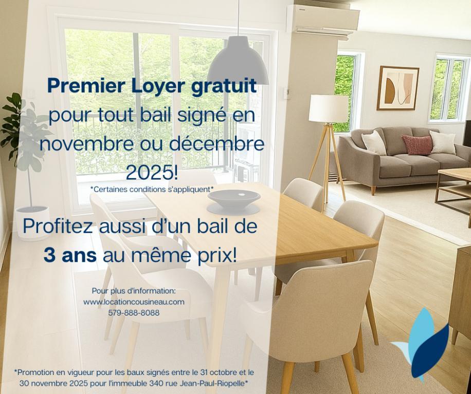 Logements neufs 5 1/2 - Disponible maintenant | 3179951
