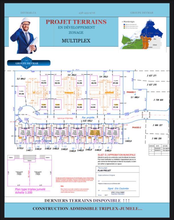 TERRAIN(s) TRIPLEX MONTÉRÉGIE | 3185105