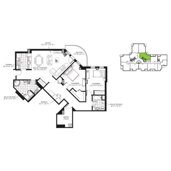 4 1/2+ vieux-Lévis (cession de bail) | 3181732