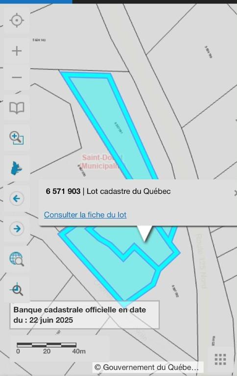 Terrain 45 000 pi ca Lac Archambault(accès) | 3190348