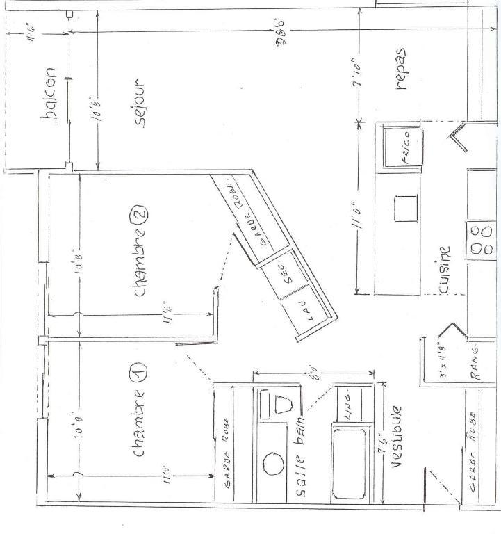 4 1/2 PAISIBLE, lumineux, rénové (LORETTEVILLE) | 3204512