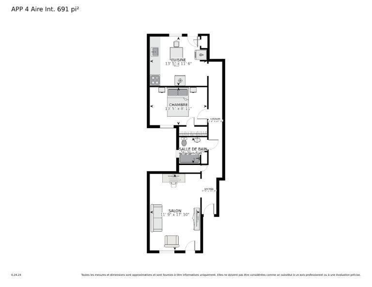 3 1/2 - Montréal (Ahuntsic) - 1 300 $/mois | 3192528