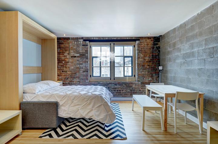 Loft entièrement meublé à louer Vieux-Québec janvier 2026 | 3193182