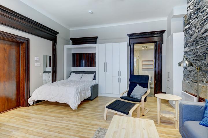 Loft entièrement meublé à louer Vieux-Québec juillet 2026 | 3202707