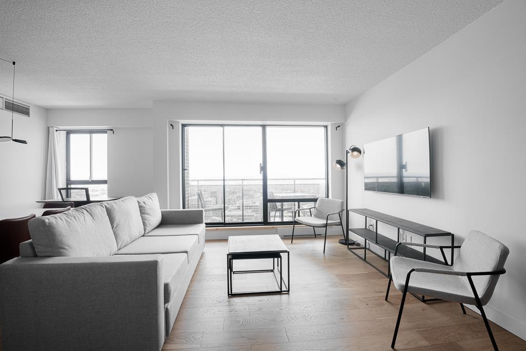 Beau 3 ½ meublé entièrement équipé récemment rénové - Quartier Saint-Jean-Baptiste à Québec | 3195595