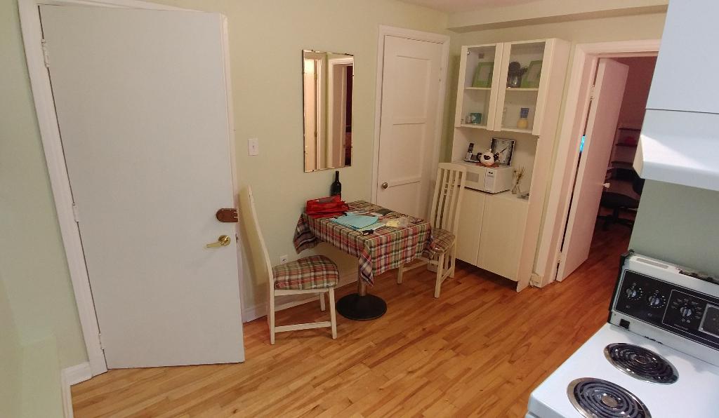 LIBRE IMMÉDIATEMENT - Grand 21/2 meublé, équipe, tout inclus, Métro Papineau | 3196661