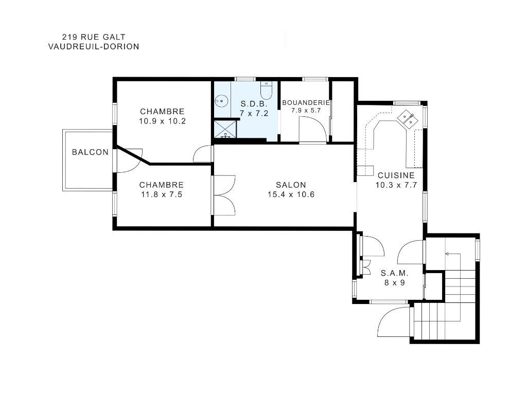 🏡 4 ½ à louer – Vaudreuil-Dorion ( 2 Stationnements) | 3200414