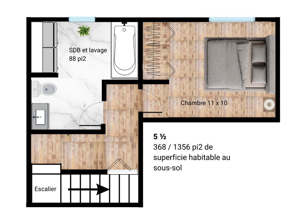 Logement 3 chambres à Val-David | 3198210