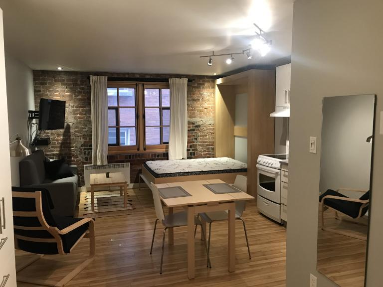 Loft entièrement meublé à louer Vieux-Québec avril 2026 | 3236120
