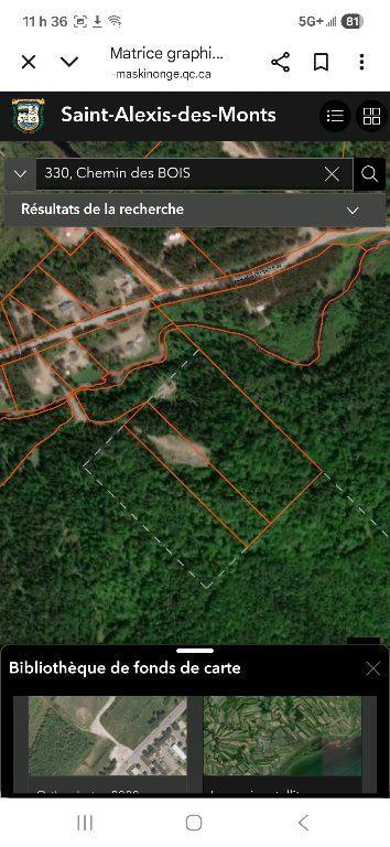 Terrain boisé prêt a construire St-Alexis des Monts | 3204120