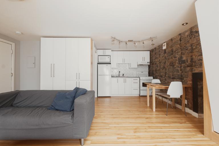 Loft entièrement meublé à louer Vieux-Québec juillet 2026 | 3201475