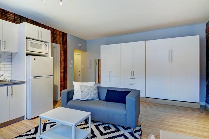 Loft entièrement meublé à louer Vieux-Québec juillet 2026 | 3201478