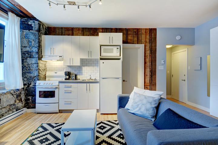Loft entièrement meublé à louer Vieux-Québec juillet 2026 | 3201478