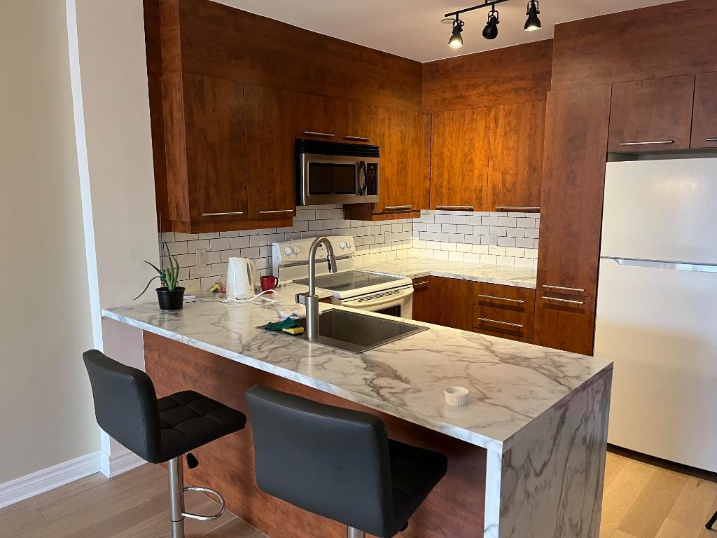 À louer (disponible immédiatement): Grand condo de 3 ½ semi-meublé à Laval | 3201540