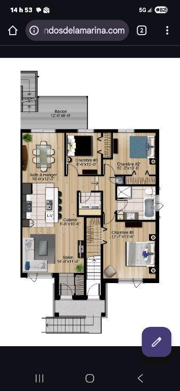 5 1/2 à louer - Sainte-marthe-sur-le-lac | 3201960