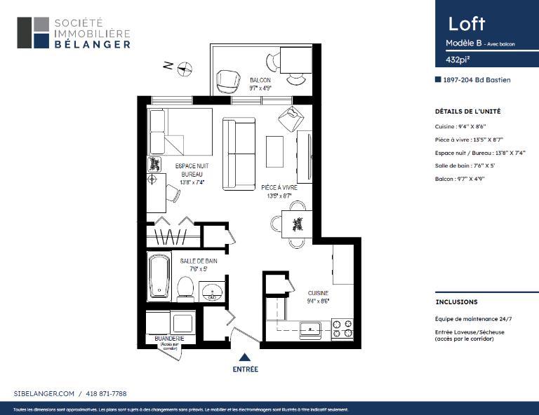 Loft à louer Neufchâtel / Lebourgneuf juillet 2026 | 3228209