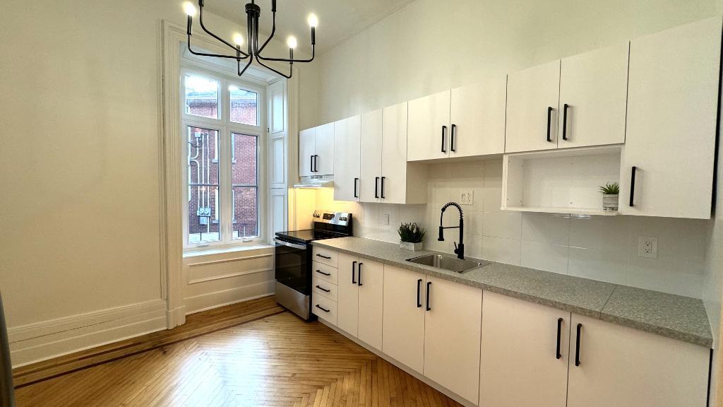 MAJESTUEUX 3 1/2 semi meublé dans un immeuble ancestral (LOGEMENT UNIQUE) | 3203003