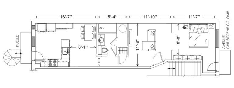 3 1/2 - Montréal (Villeray) - 1 900 $/mois | 3204385