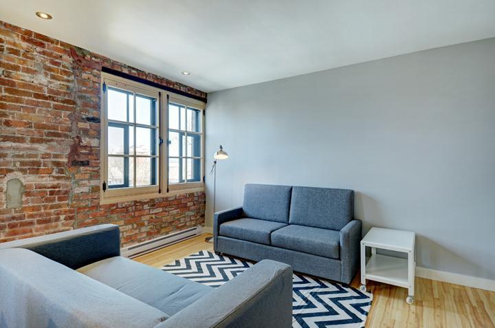 Loft entièrement meublé à louer Vieux-Québec juillet 2026 | 3205569