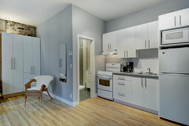 Loft entièrement meublé à louer Vieux-Québec juillet 2026 | 3229593