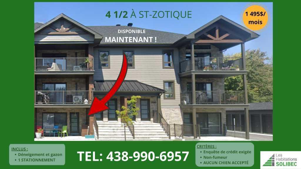 4 1/2 À Louer MAINTENANT | 3207131