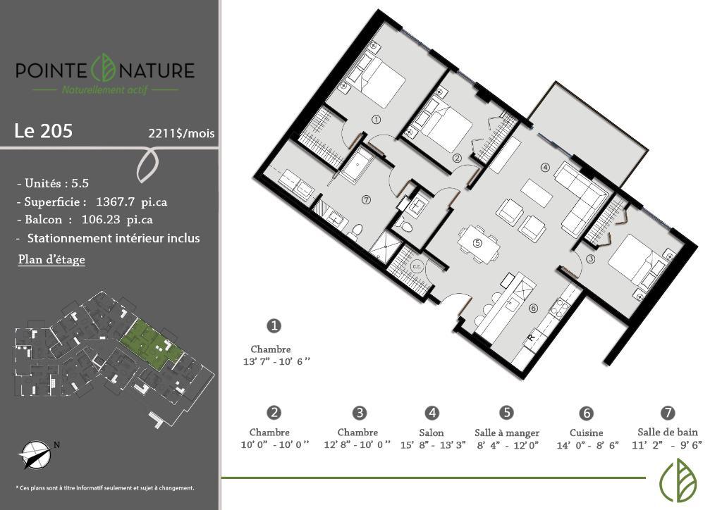 Condo locatif vue fleuve | 3207249