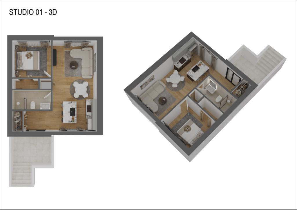 Studio ( 3 1/2 ) neuf avec entrée indépendante | 3208211