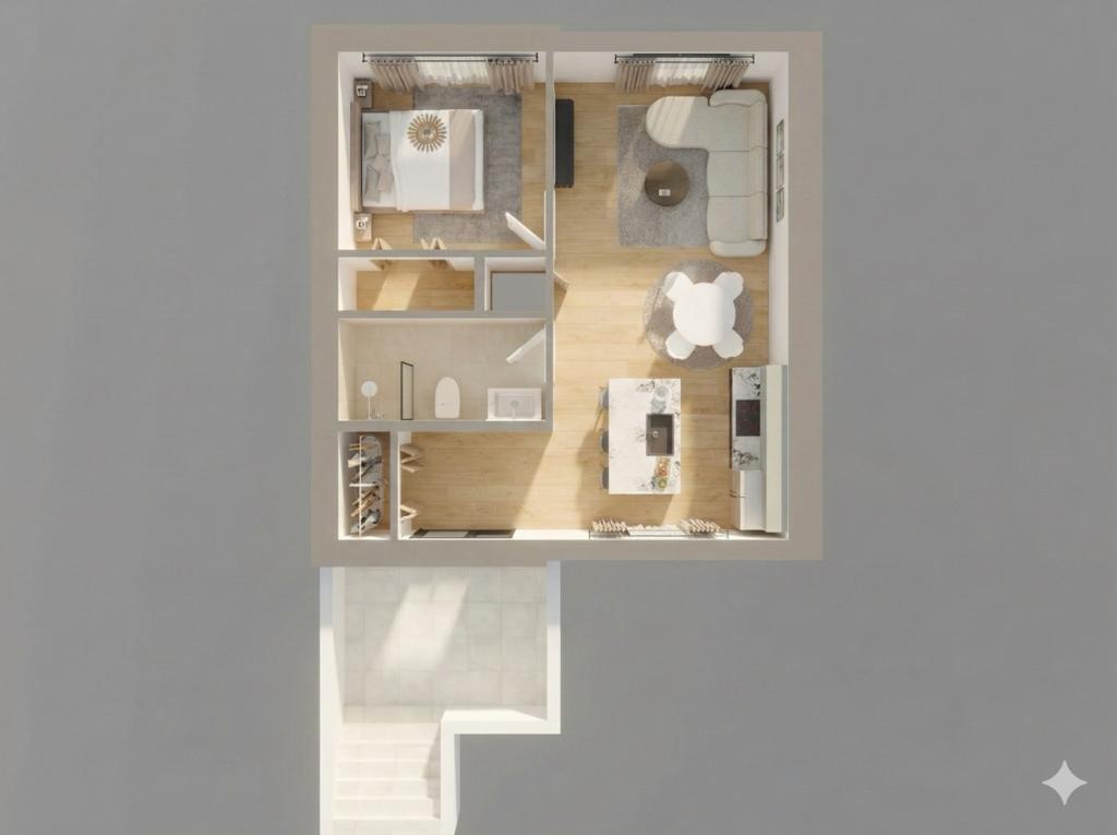 Studio ( 3 1/2 ) neuf avec entrée indépendante | 3208211