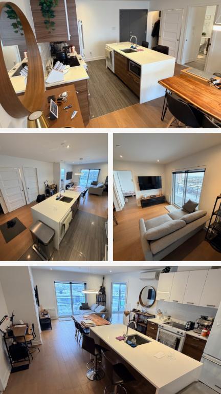 condo 2ch 2 sdb 14e etage, balcon immense, vue degagee, parking interieur, locker, electromenagers | 3208600