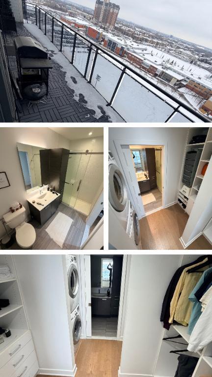 condo 2ch 2 sdb 14e etage, balcon immense, vue degagee, parking interieur, locker, electromenagers | 3208600