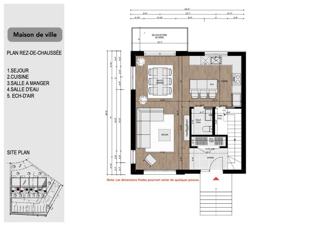 Grand 5 1/2 sur 2 étages, neuf | 3208608