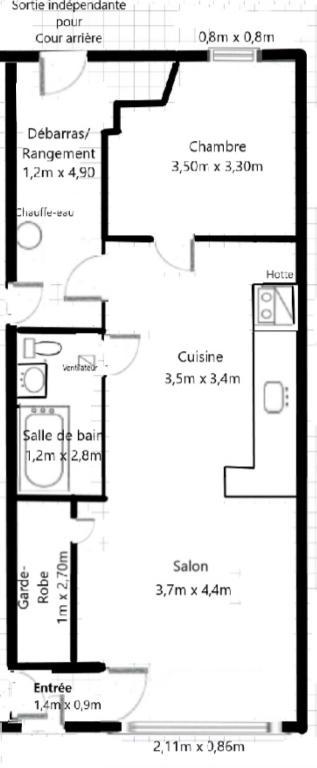 3 1/2 à louer / Montréal (métro Cadillac) | 3210534